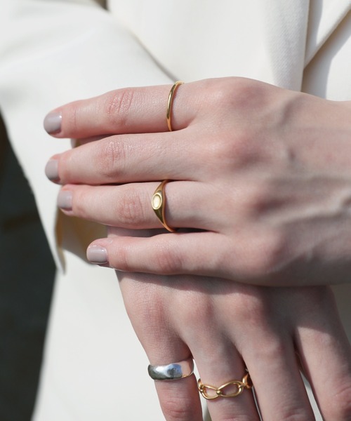 TEN. 18KGP ソフトリング 18号　箱付き TEN. 指輪 リング 18KGP アビスリング レディース メンズ : ZOZOTOWN