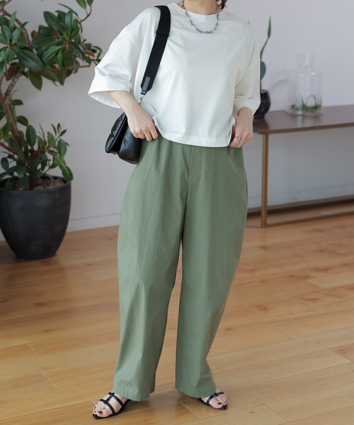 LEPSIM tシャツ 「3つの機能付き」ワイドクロップドT 987481