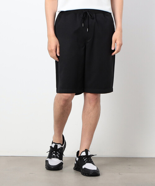 COMME CA ISM パンツ ポリエステルツイル ソフトピーチ ショート
