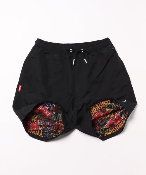 水着 メンズ 「THRASHER/スラッシャー」 ナイロンバギーワイドサマーショーツ　水陸両用｜zozo｜06