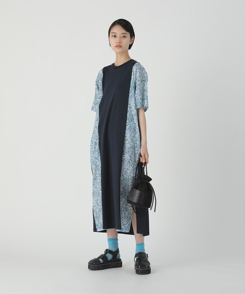 ZUCCa」 半袖ワンピース M size ネイビー レディース : 84107262 