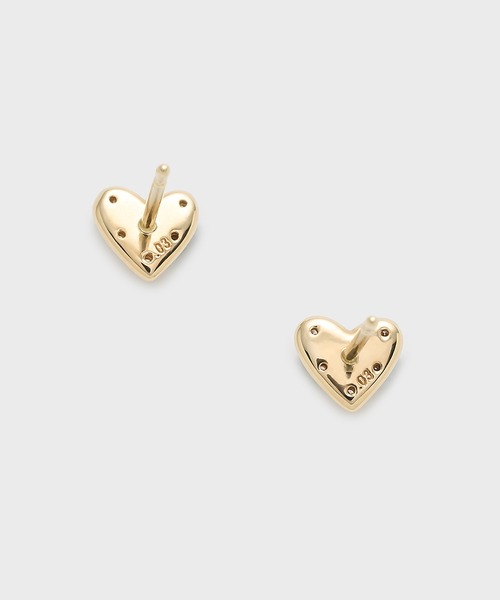 NOJESS（ノジェス） ピアス 「Tiny Motif」K10ダイヤモンドハート 