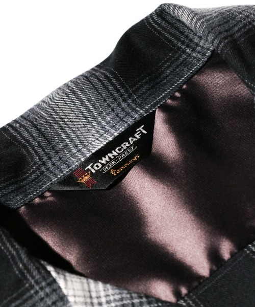 ユ*ウ様 【名作】TOWNCRAFT 50-60s 日本製初期復刻 オンブレレー TOWNCRAFT（タウンクラフト） シャツ 50S W-FLAP LOOP COLLAR SHIRTS