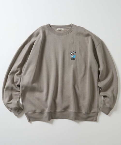 英字ロゴ☆lululemon Men’s☆フリースクルーネックスウェット♪ PUMA プーマ ゴルフ ストレッチ スローガン ロゴ クルー