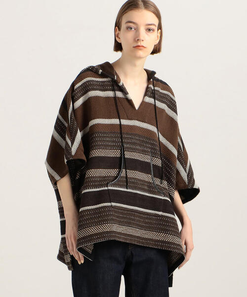 [DES PRES] короткий рукав блуза 36 Brown женский 