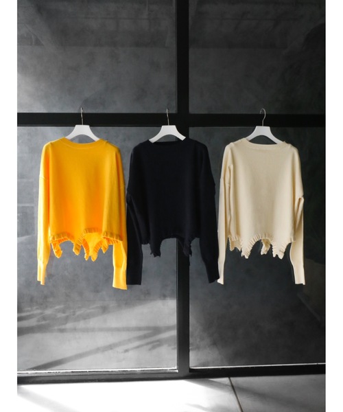 Katrin TOKYO ニット セーター cropped frill knit レディース