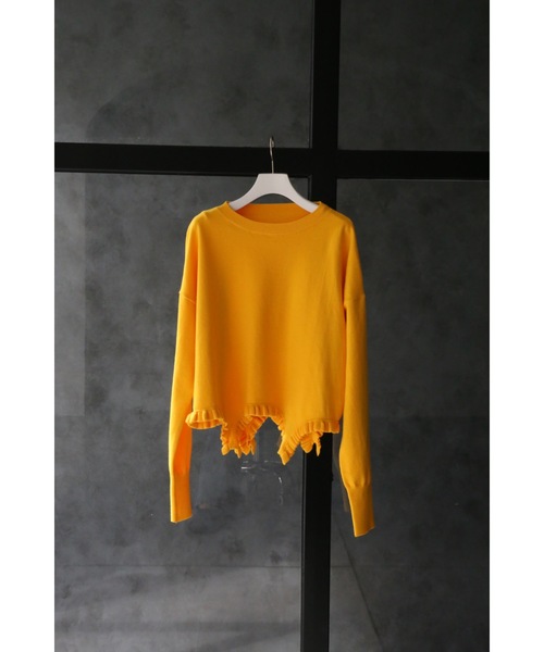 ニット/セーター Katrin TOKYO 2way frill knit Katrin TOKYO ニット セーター cropped frill knit レディース