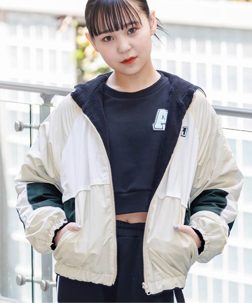 algy ブルゾン アウター 「ACTIVE」裏フリースあったかブルゾン キッズ 
