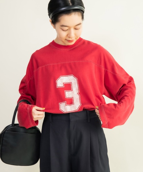 tシャツ Football Refine Jersey フットボールロンT レディース