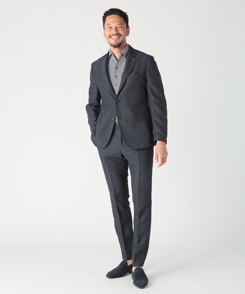 tシャツ 「ACTIVE TAILOR」サッカー織りポロシャツ「COOL MAX/吸水速乾」 メンズの画像