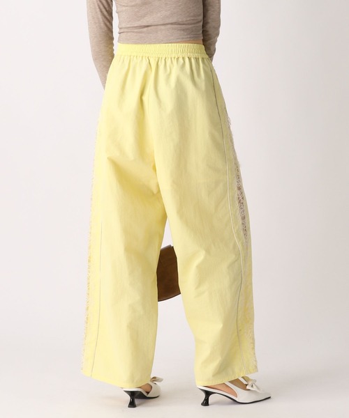 FOREVER21 パンツ 「2025SS」レースラインナイロンパンツ