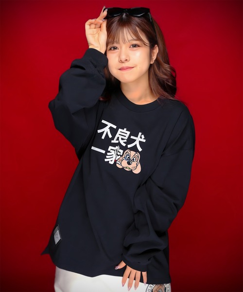 GALFY ガルフィー ロンT GALFY（ガルフィー） tシャツ GA×GALFY-ファミリーわんこロンTee