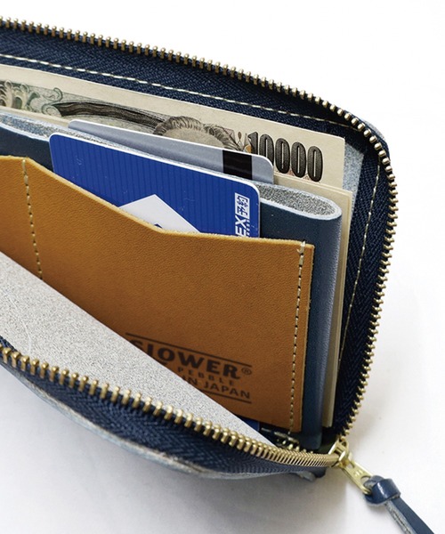 SLOWER（スロウワー） 長財布 財布 PEBBLE LONG SLIM WALLET Geyser 