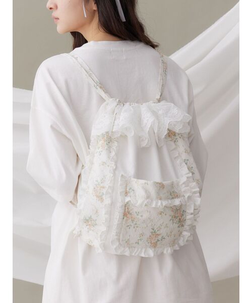 merry jenny デイバック リュック floralレースナップサック