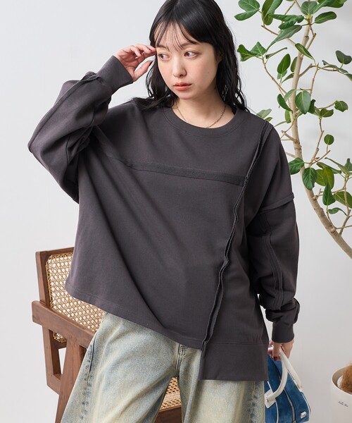 FREAK'S STORE（フリークスストア） トレーナー スウェット リメイク風