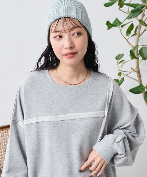 FREAK'S STORE（フリークスストア） トレーナー スウェット リメイク風