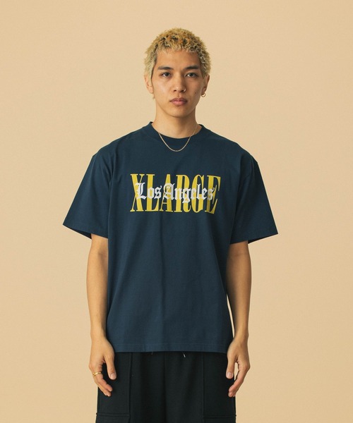 大人気 早い者勝ち XLARGE OVERLAP LOGO S/S TEE デザイン◎ org.jpg
