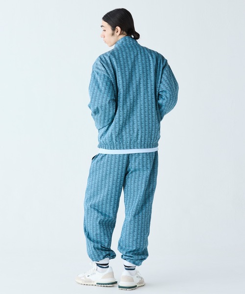 ラコステ　モノグラム　ジャージ　トラックパンツ　セットアップ LACOSTE スウェットパンツ ジャージ モノグラムジャカード撥水
