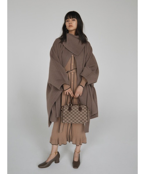 SNIDEL（スナイデル） ポンチョコート ONE SIZE グレー レディース