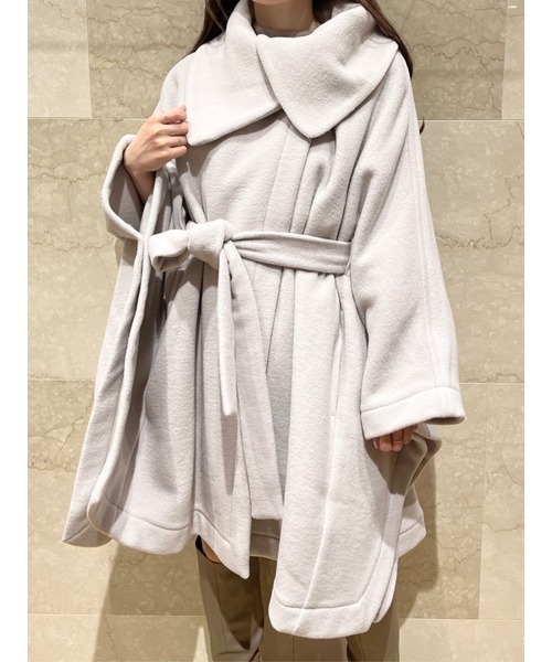 SNIDEL（スナイデル） ポンチョコート ONE SIZE グレー レディース