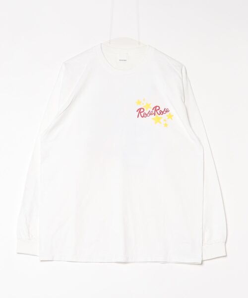 tシャツ ROSE ROSE LONG SLEEVE T SHIRT レディース