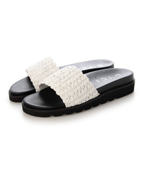 D'ICI（ディッシィ） サンダル メッシュミュールサンダル レディース