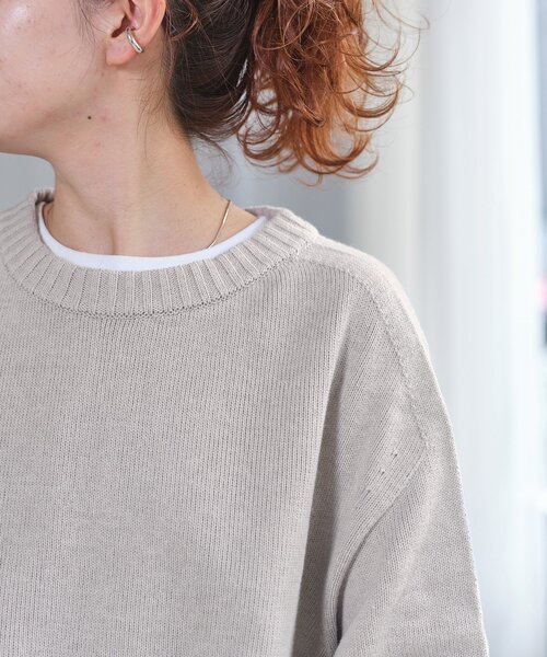 「Spick & Span」 長袖ニット - ベージュ レディース Spick＆Span 「Spick & Span」 長袖ニット - ベージュ