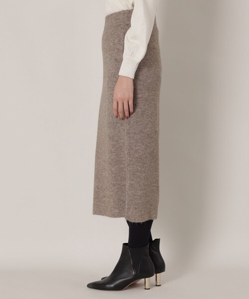 「EPOCA THE SHOP」 ニットスカート 38 チャコールグレー レディース_画像7