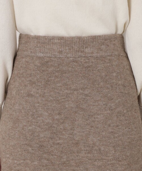 「EPOCA THE SHOP」 ニットスカート 38 チャコールグレー レディース_画像8