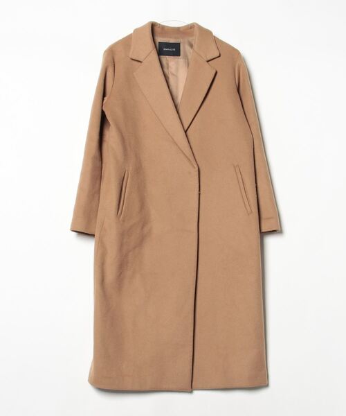 Simplicite（サンプリシテ） チェスターコート SMALL キャメル