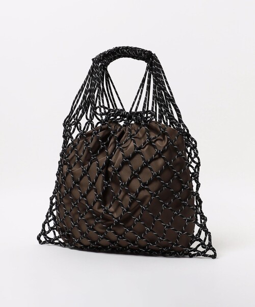 【beauty and youth】黒かごバッグ BEAUTY＆YOUTH UNITED ARROWS ショルダーバッグ バッグ パラ