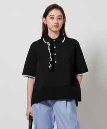 ユナイテッドアローズ　ミニマルフリル ニット5SL ベージュ ミニマルフリル ニット 5SL(508207355) | ユナイテッドアローズ