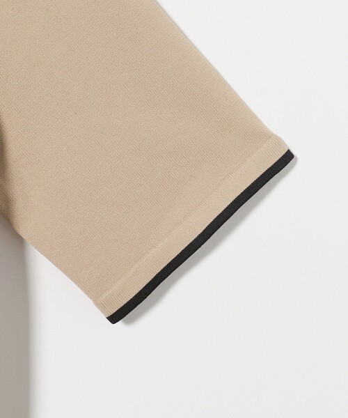 ユナイテッドアローズ　ミニマルフリル ニット5SL ベージュ ミニマルフリル ニット 5SL（ニット/セーター）｜UNITED ARROWS