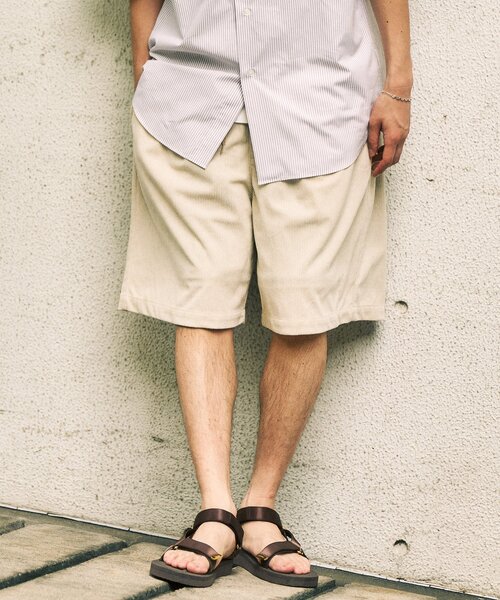 d.i.aコーデュロイショートパンツ 417 EDIFICE パンツ コーデュロイショーツ メンズ : ZOZOTOWN