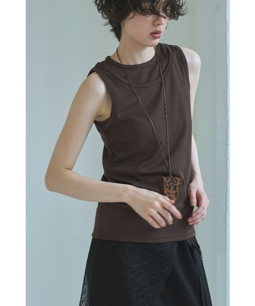 タンクトップ ノースリーブ 2SET LAYERED TANK レディース