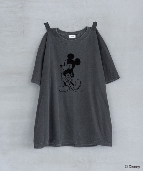 tシャツ 「別注」フロッキーMICKEYTシャツ レディース