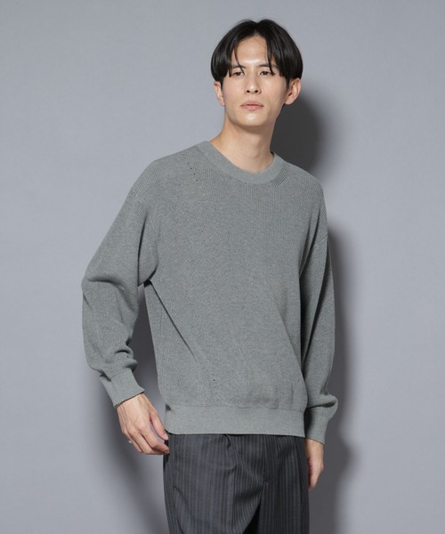 NANO universe（ナノ・ユニバース） セーター ニット マーセライズ