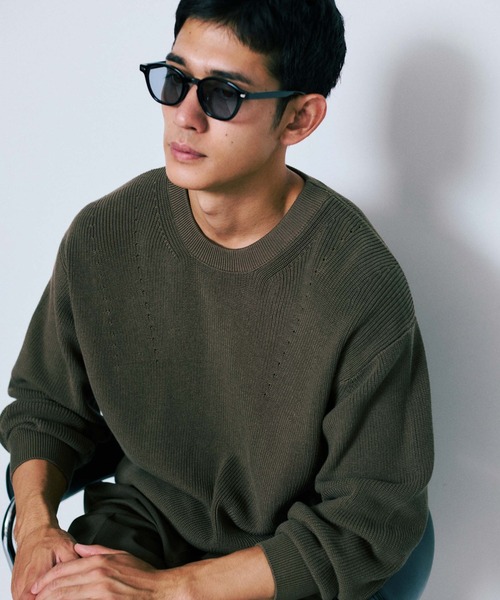 NANO universe（ナノ・ユニバース） セーター ニット マーセライズ