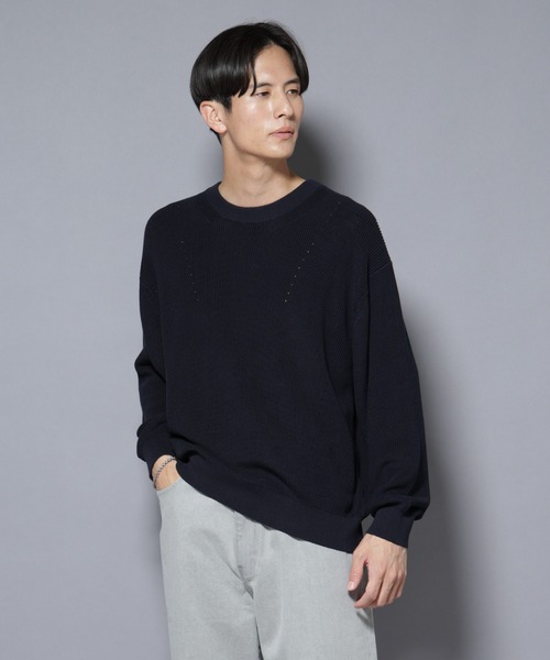 NANO universe（ナノ・ユニバース） セーター ニット マーセライズ