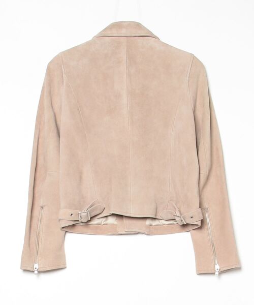 シシ】ライダースジャケット レディース ベージュ Sissi シシ シングル
