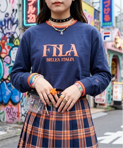 FILA（フィラ） tシャツ L/S SHIRTS メンズ レディース : ZOZOTOWN