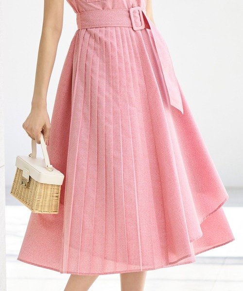 「RUIRUE BOUTIQUE」 半袖ワンピース M ライトグリーン レディース_画像5