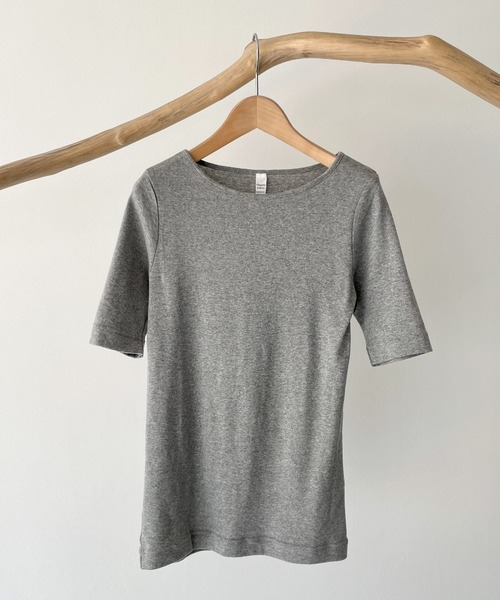 「CANAL JEAN」 「harmonie」半袖カットソー ONE SIZE ネイビー レディース_画像7