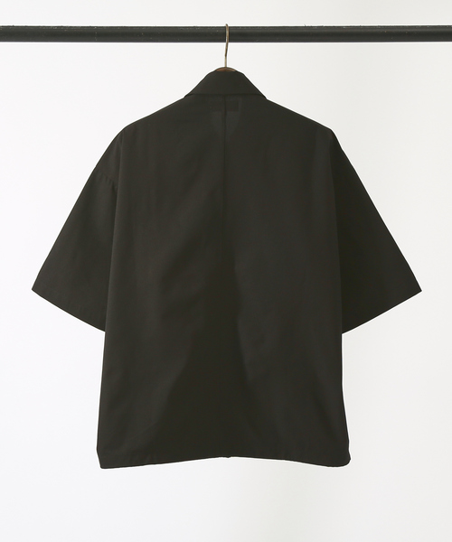 「AH ABAHOUSE」 半袖シャツ 48 グレイッシュベージュ メンズ_画像4