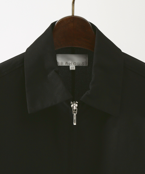 「AH ABAHOUSE」 半袖シャツ 48 グレイッシュベージュ メンズ_画像5