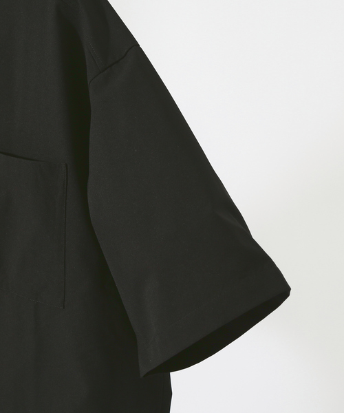 「AH ABAHOUSE」 半袖シャツ 48 グレイッシュベージュ メンズ_画像8