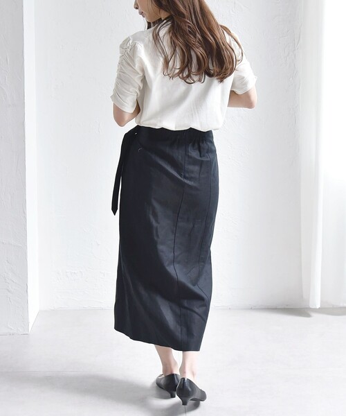 「quaranciel」 半袖ニット ONE SIZE オフホワイト レディース_画像4