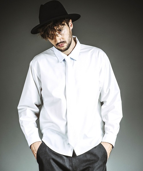 notdyedTシャツ NO ID.（ノーアイディー） シャツ 「NO ID.」Shirt with Neck Tie