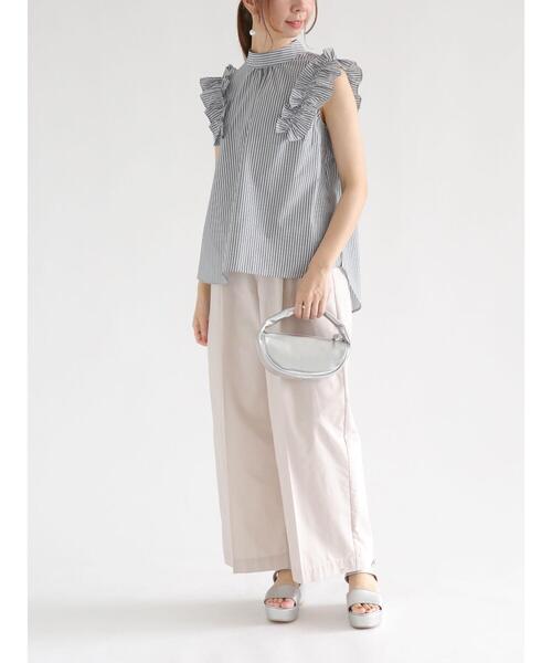 「Te chichi」 ノースリーブブラウス F ネイビー レディース_画像2