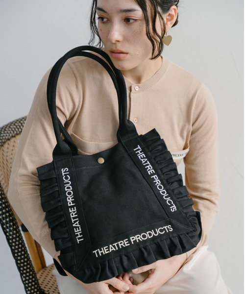 THEATRE PRODUCTS（シアタープロダクツ） トートバッグ コットンフリル